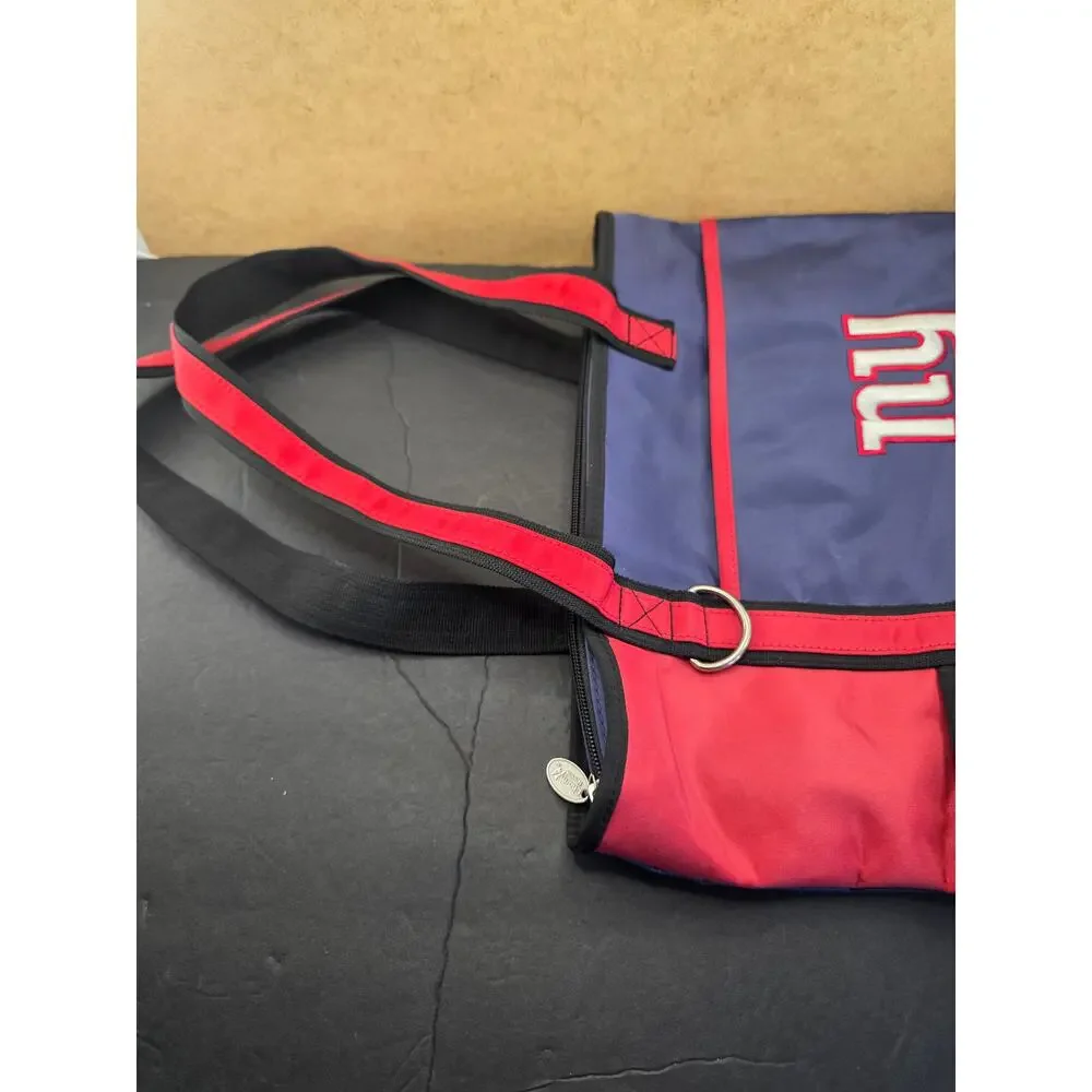 Charm14 New York Giants canvas carryall tote bag